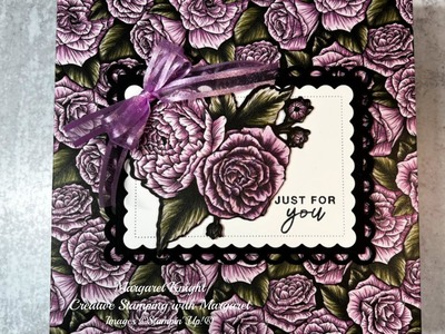 Box Making with Favored Flowers Designer Series Paper @CreativeStampingwithMargaret