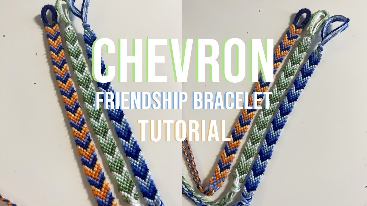 Chevron Friendship Bracelet Tutorial