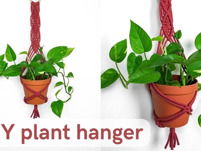 Create Cuteness in Minutes! DIY Plant Hanger Tutorial for Beginners