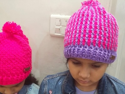 Crochet easy and simple winter cap. Beginner tutorial l Rayduha Crochet