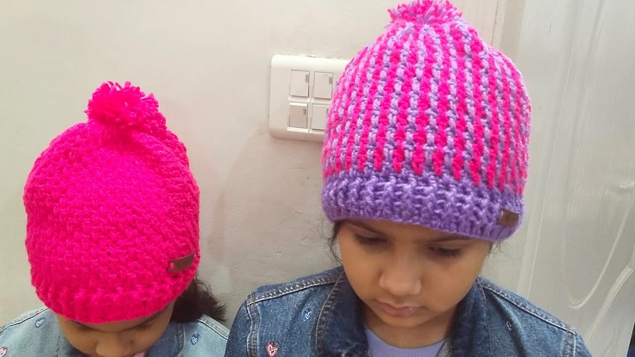 Crochet easy and simple winter cap. Beginner tutorial l Rayduha Crochet