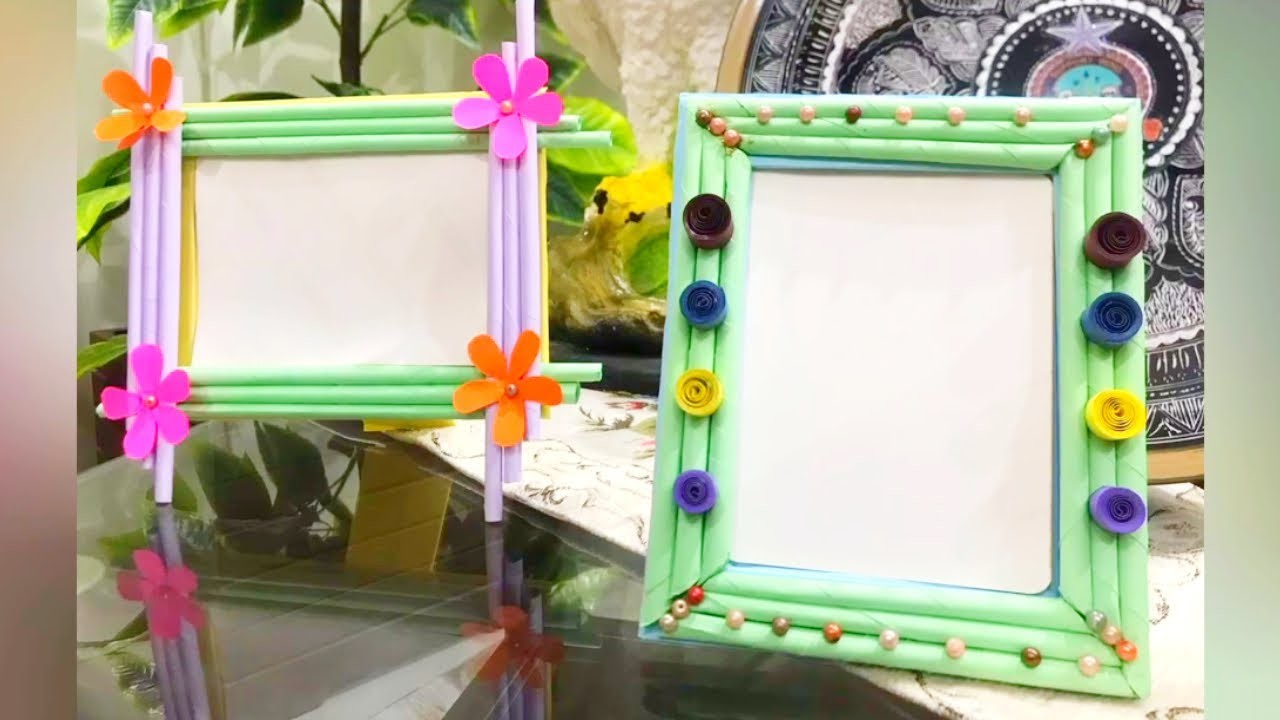 DIY Photo Frame ideas at home | Paper Craft For Home Decoration | Easy Wall Mate
