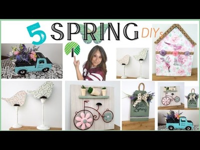 DIY Spring Decor Ideas, Dollar Tree, Get Inspired!