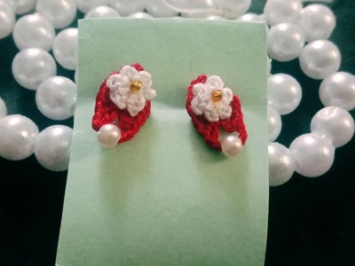 Easy crochet earrings || Stud earrings