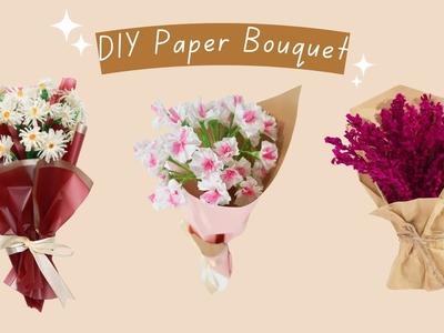 Easy DIY Paper Bouquets you should make in 2023 | VALENTINE EDITION