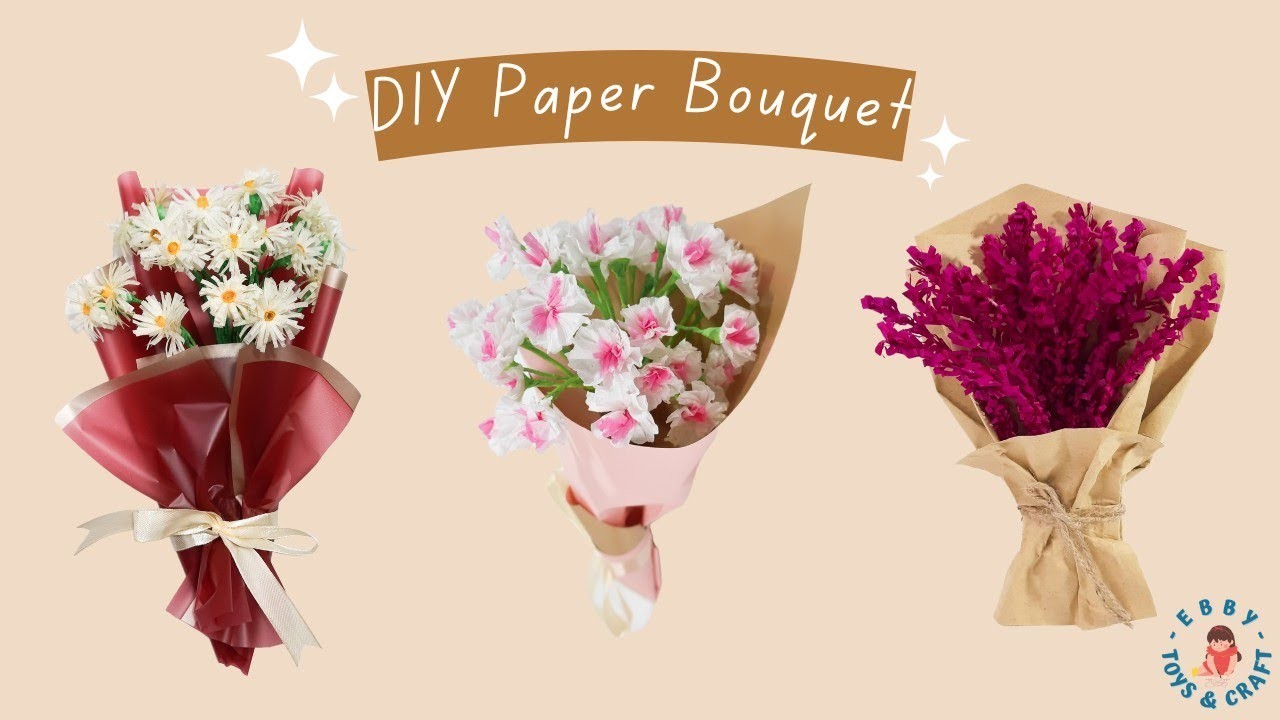 Easy DIY Paper Bouquets you should make in 2023 | VALENTINE EDITION