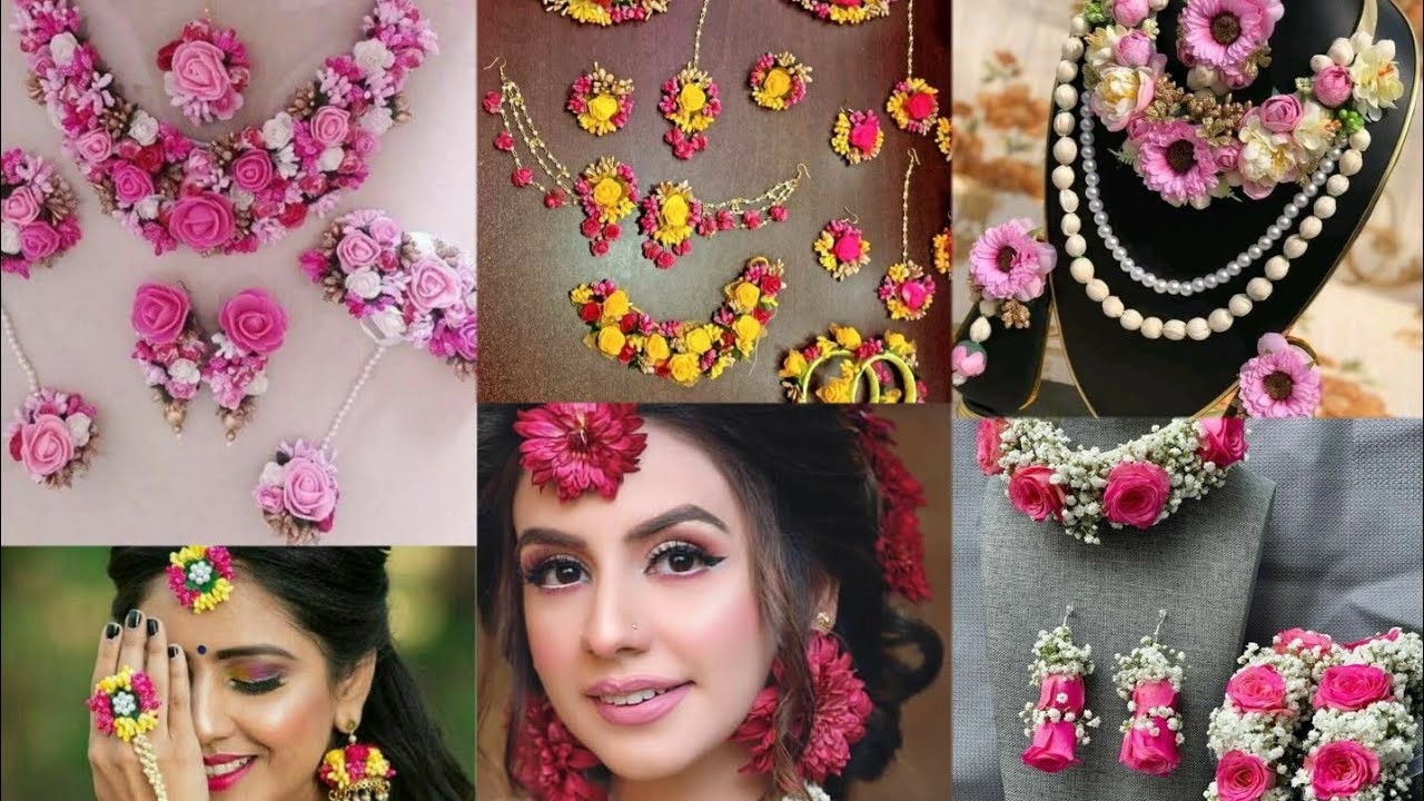 Flower Jewellery | Floral Jewellery for wedding | Bridal jewellery | Bride preparations