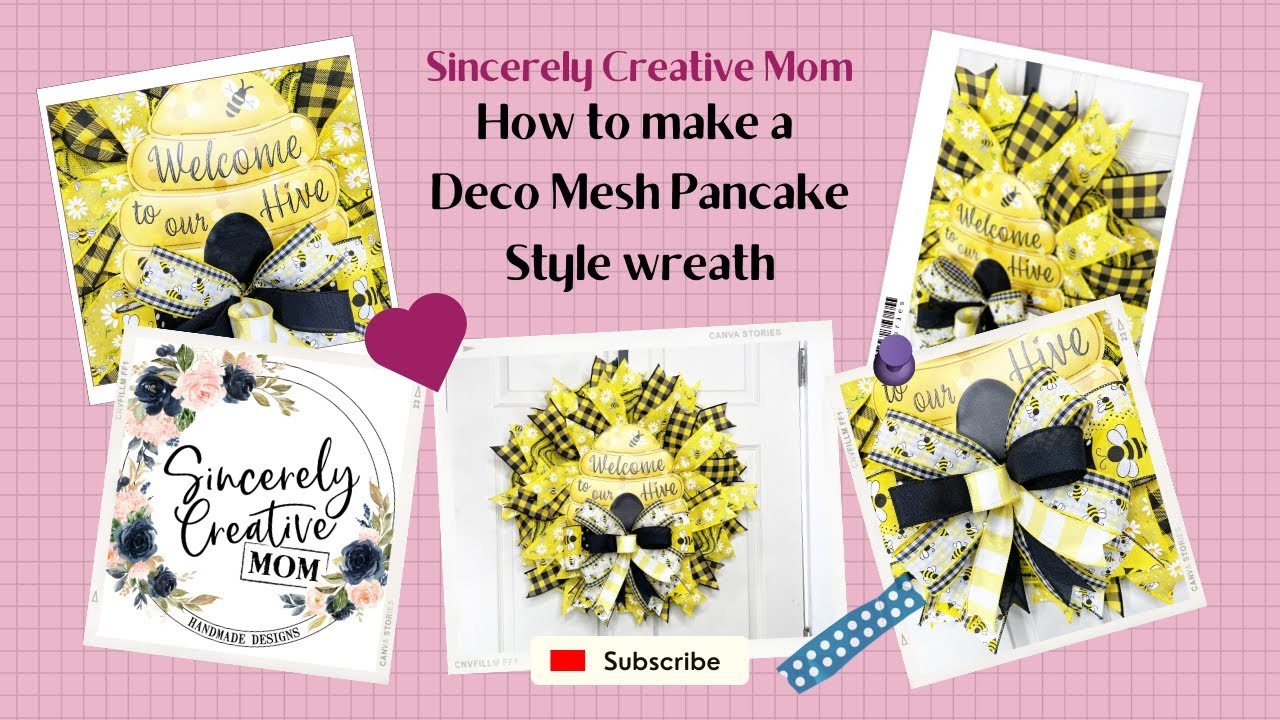 How to make a Deco Mesh wreath