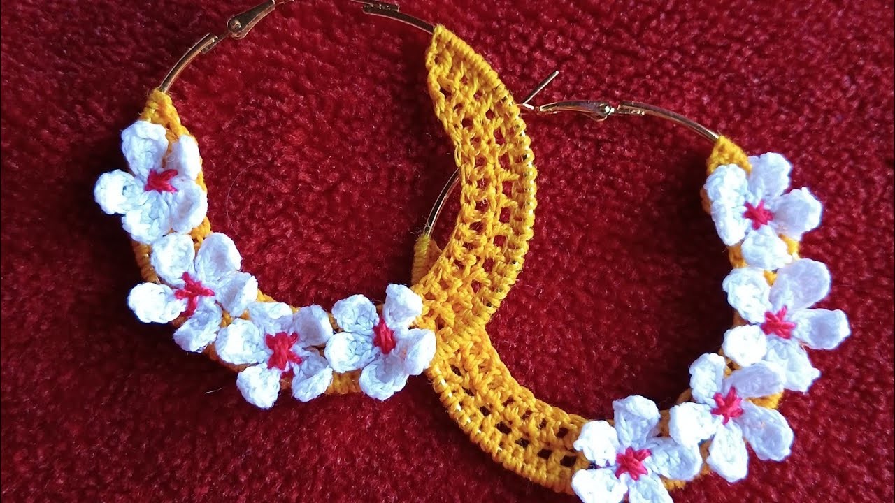 How to make Crochet earrings