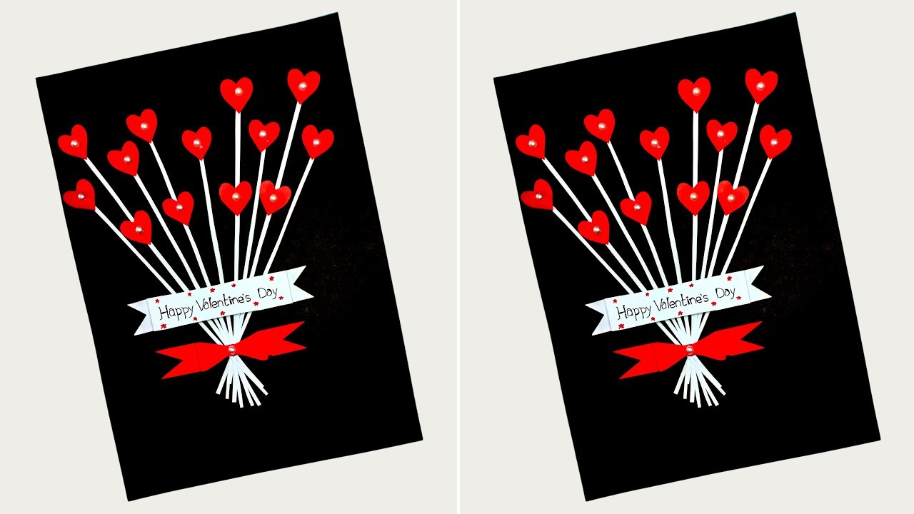 How to Make Valentine Cards | Valentine Day Card | Valentine Cards Handmade Easy
