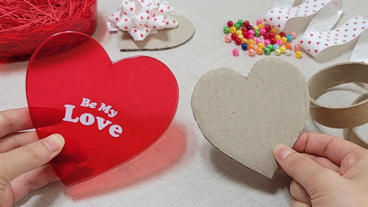 It's So Beautiful ! Super easy 3 ideas for Valentine's Day. Gift craft ideas. DIY Recycling