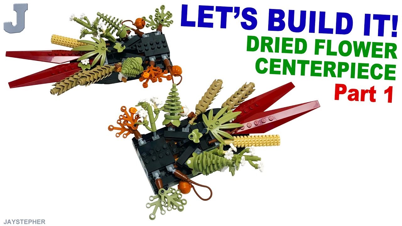 LEGO Icons 2023 Dried Flower Centerpiece 10314 Build Part 1