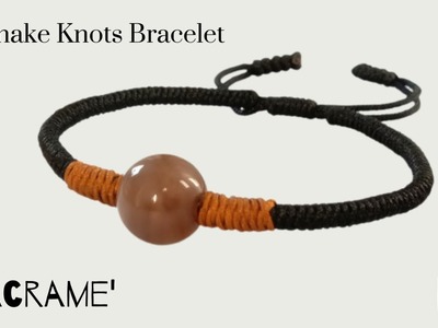 Macrame Snake Knots Bracelet