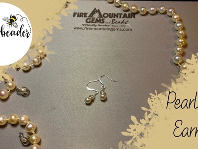 Make a Pearl Jewelry Set with Me! Part 1: Earrings