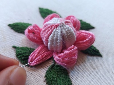 New beautiful flower design|hand embroidery|embroidery