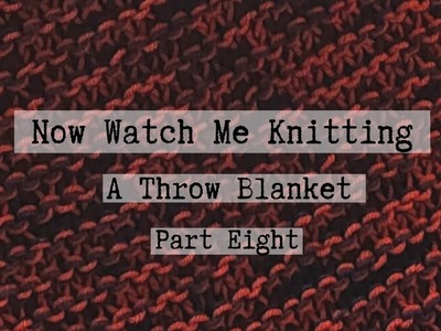 Now Watch Me Knitting! A Throw Blanket, Part 8