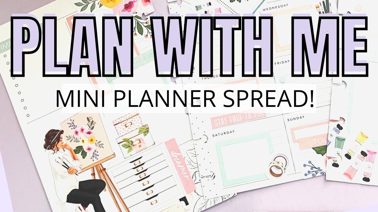 PLAN WITH ME | CUSTOM SPREAD FOR DAWN | MINI HAPPY PLANNER