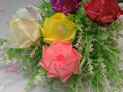 Ribbon Craft Flower Lotus Diy Ribbon Craft Handmade