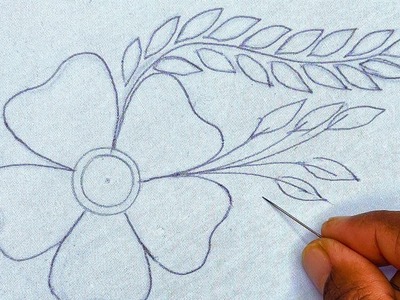 Simple & Beautiful Flower Embroidery Work | Stitch Embroidery Designs | Hand Embroidery Designs