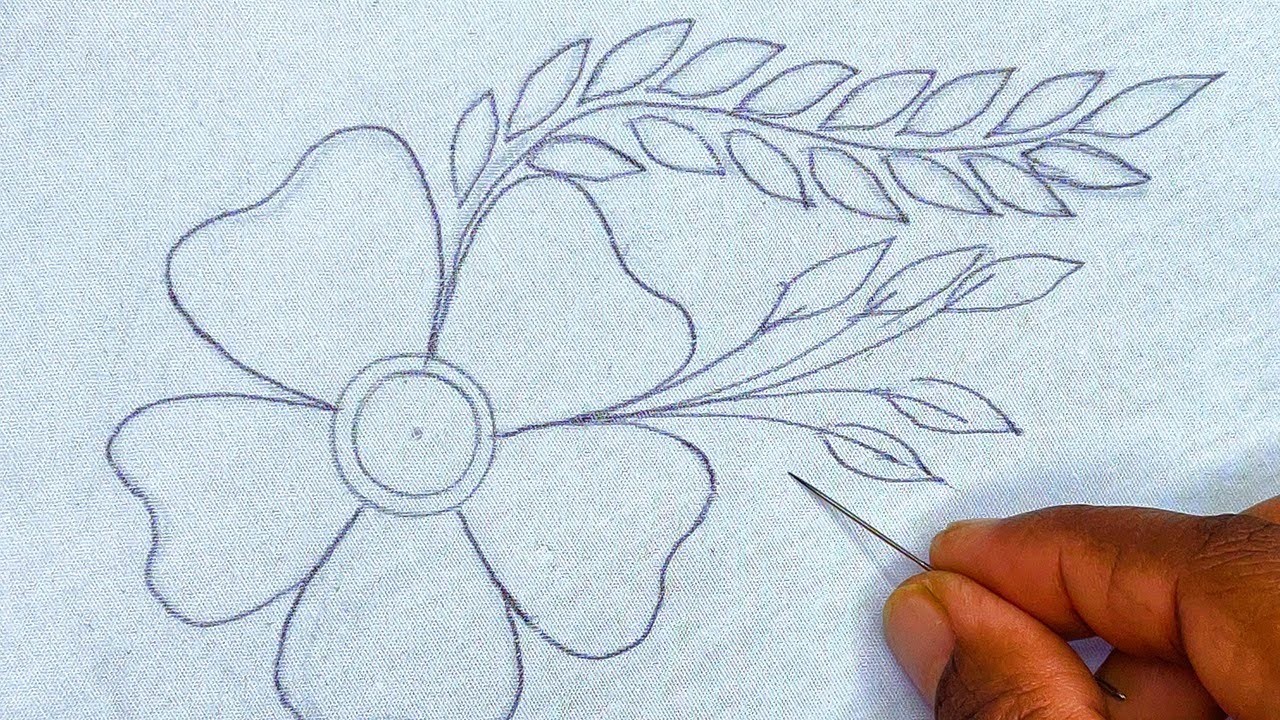 Simple & Beautiful Flower Embroidery Work | Stitch Embroidery Designs | Hand Embroidery Designs