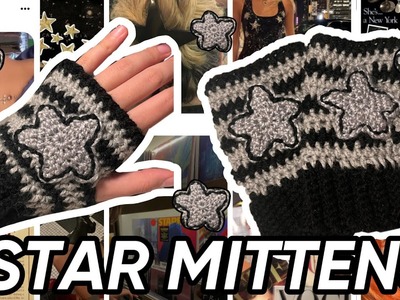 ☆ Star mittens crochet tutorial ☆????♥ ????