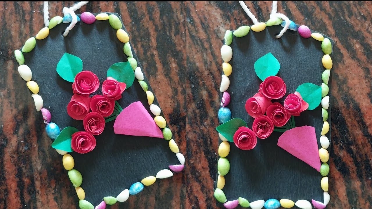 Unique gift tag making.DIY valentine day gift tag making @Suriartandcrafts