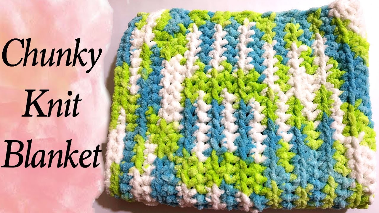 Woolen Blanket | DIY Blanket | Handmade Woolen Blanket |Chunky Knit Blanket | Chunky Wool Craft