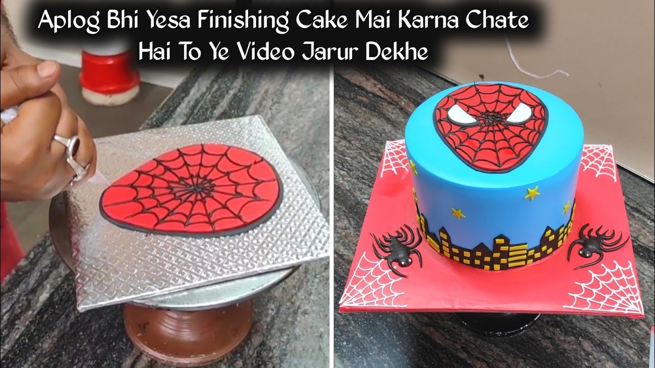 Amazing Baby Birthday SpiderMan Cake Decoration Idea | SpiderMan Cake