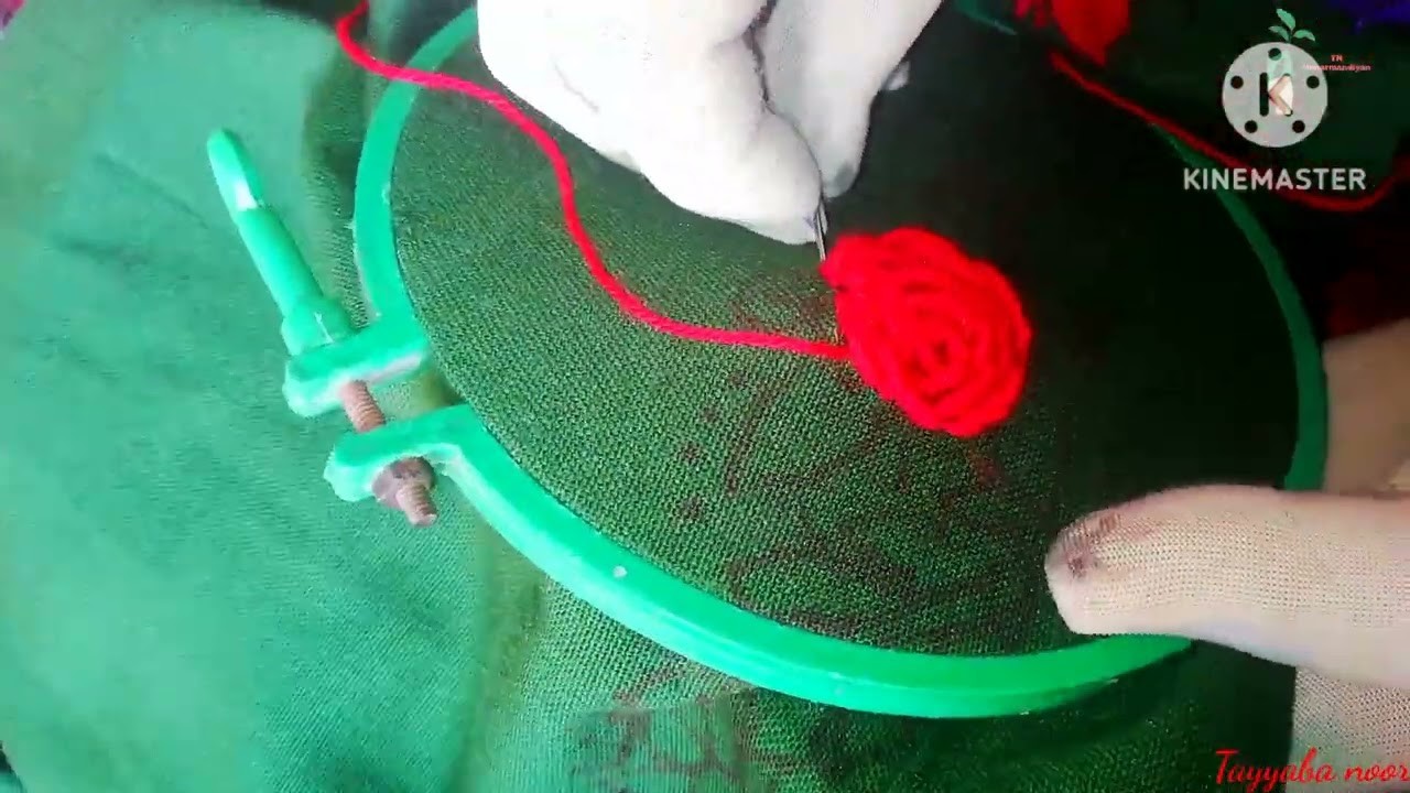 Amazing Craft Ideas with Wool - DIY Home Decorate - Super Easy Woolen Flower Making on clothes