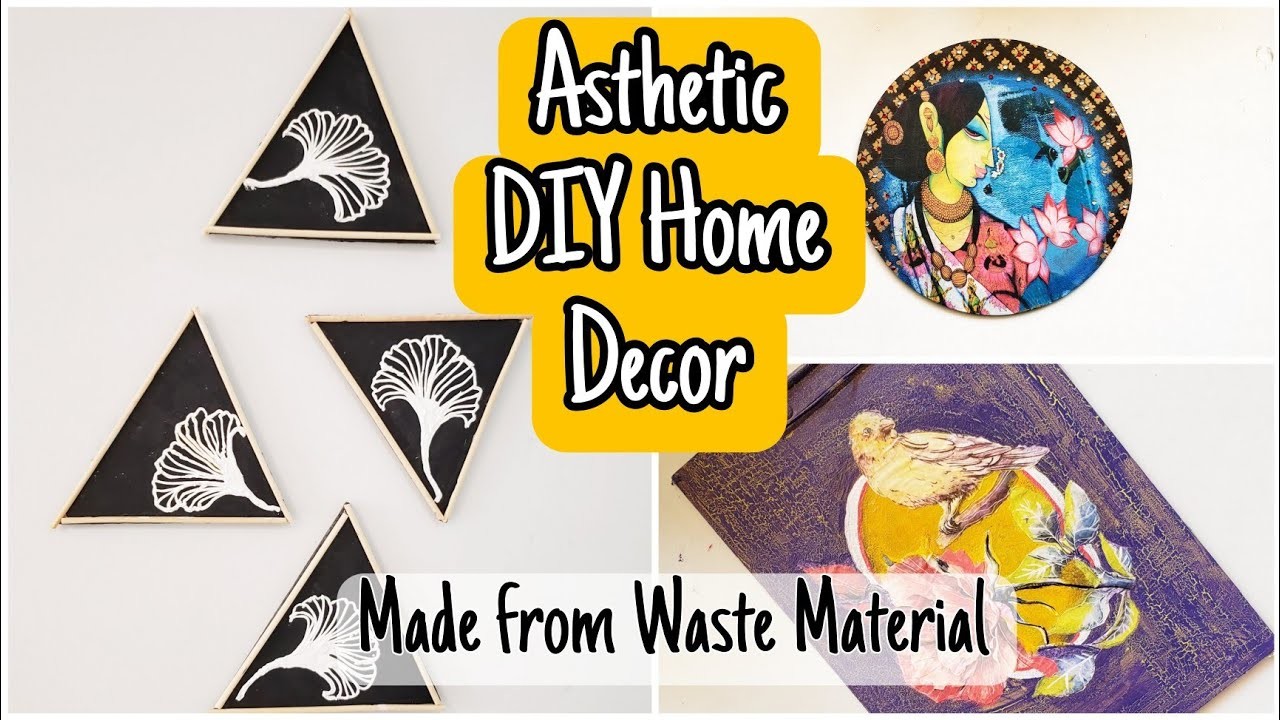 #asthetic #wallhanging #diy Incredible Home Decor DIY ideas | Wall Hanging with New Craft Hacks