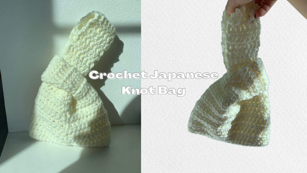 DIY Crochet Japanese Knot Bag Tutorial ???????? Easy Beginner Friendly