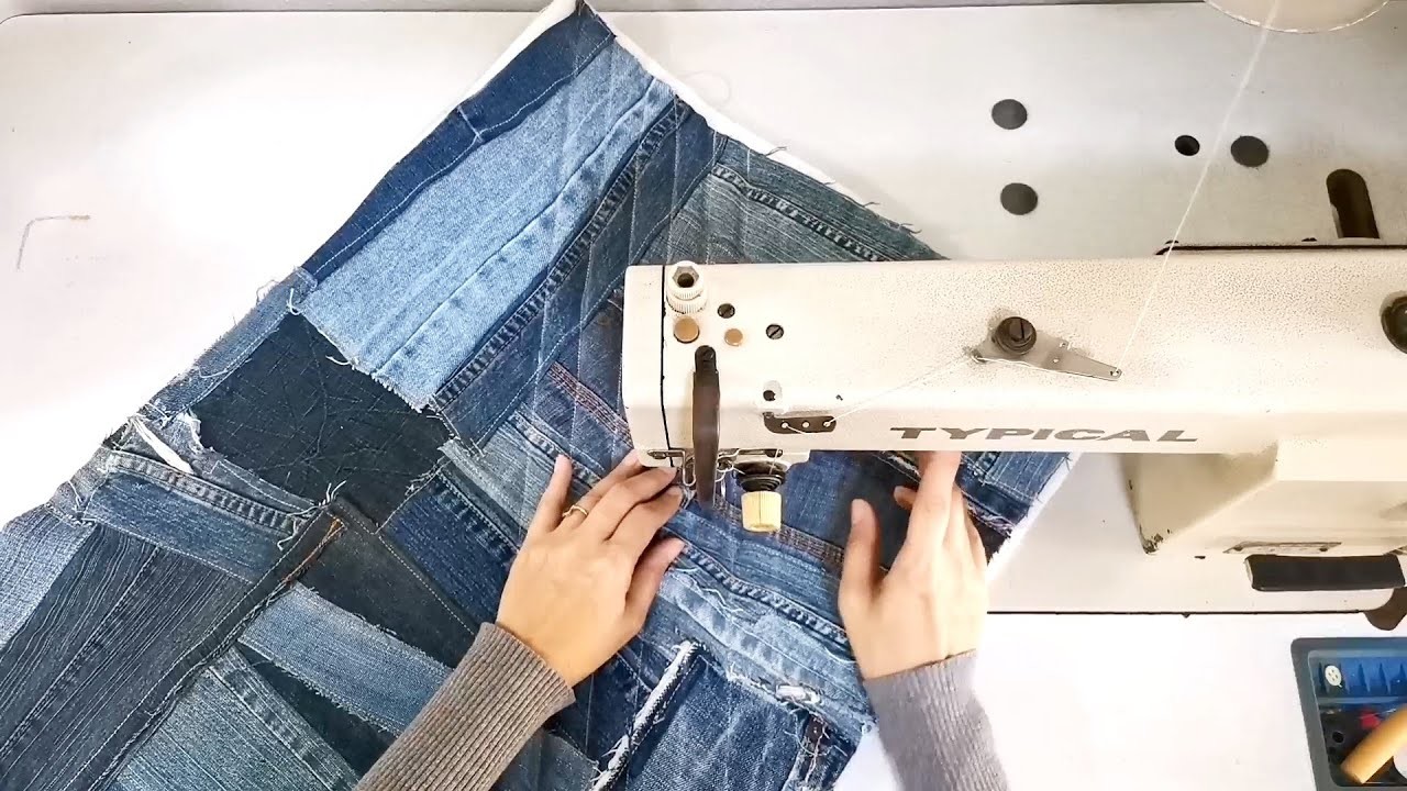 DIY Old Jeans Recycle Tote Bag, Denim Reuse | Tutorial