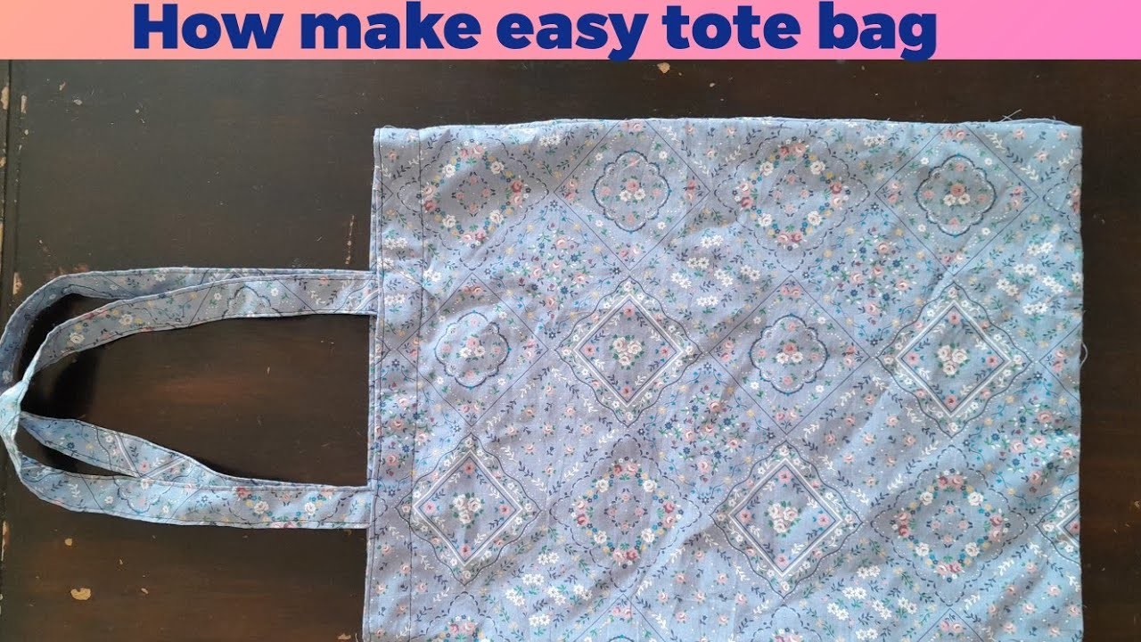 DIY tote bag.Easy version.sew a Classic French seam.Beginner friendly #bags #bagmaking #totebag