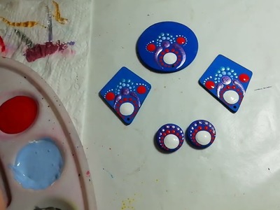 Dot painting mandala Acrylic Tutorial for beginners.