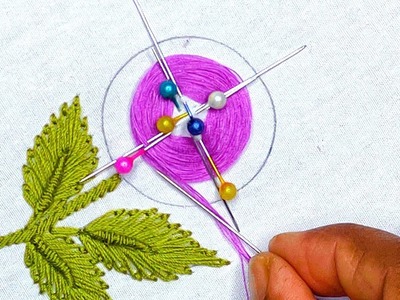 Fantastic Hand Embroidery Flower Design | Stitch Embroidery Designs | Hand Embroidery Designs