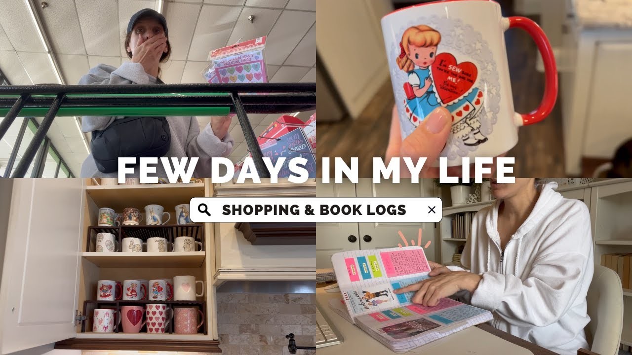 FEW DAYS IN MY LIFE | Spend Cozy Sunday With Me, Book Log New Pages, Errands, Dollar Tree Shopping