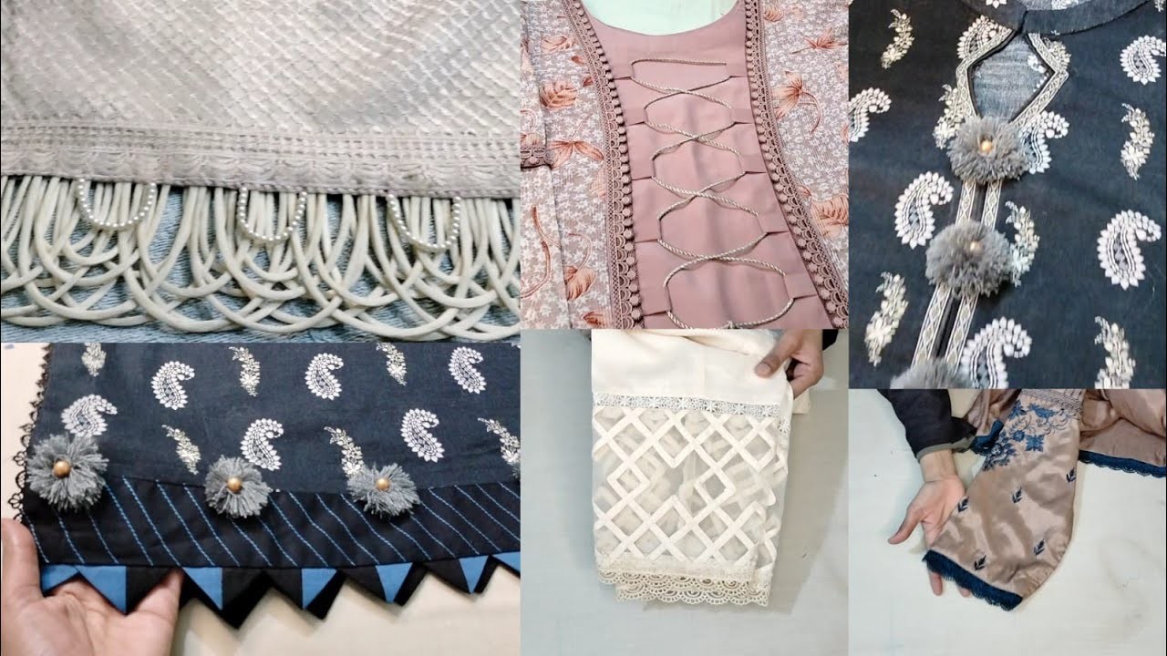 How to design your dress by using rings,triangls and with wool balls#daily  upload vedio Insha Allah