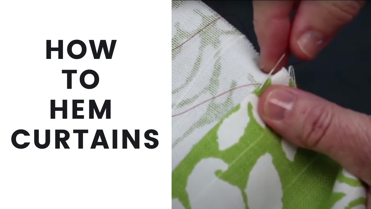 How To Hem Curtains