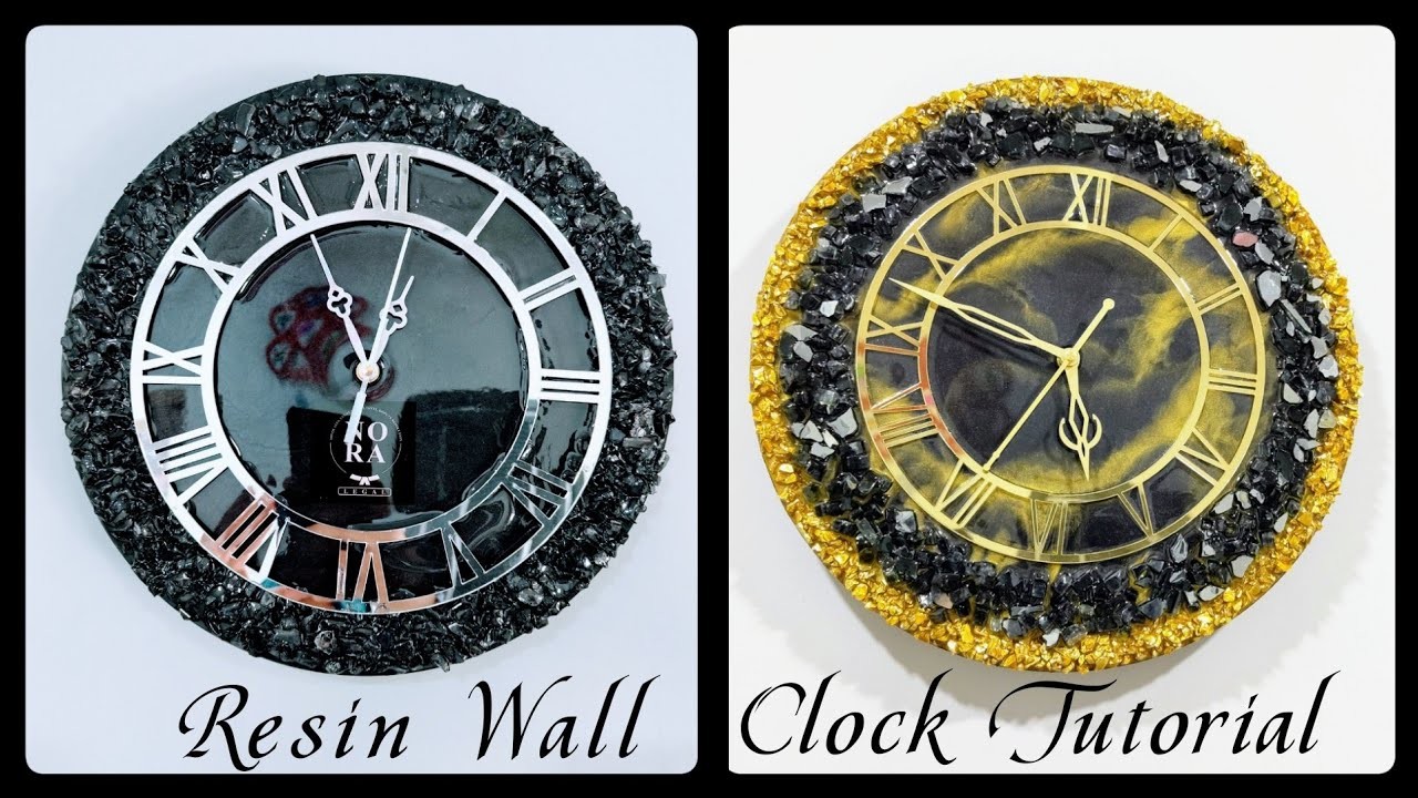 How To Make Clock With Resin. 2 Simple and Beautiful Resin Wall Clock Tutorial