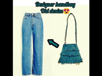 How to make denim handbag at home easy way???????? ???? don't forget to subscribe ????#trending #youtube