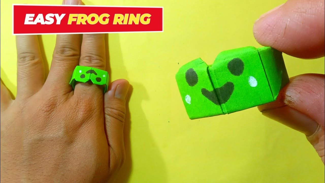 How To Make Origami Frog Rings - Hello Origami Lover