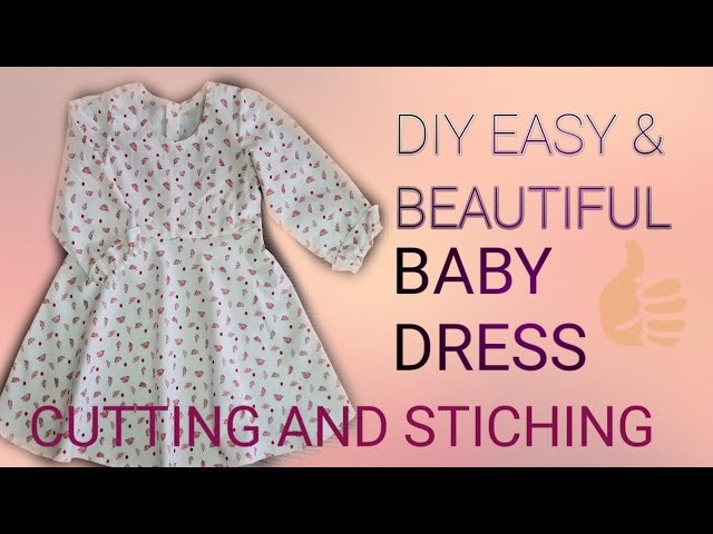 How to stitch baby frock step by step|baby frock cutting and stitching Shazfashion
