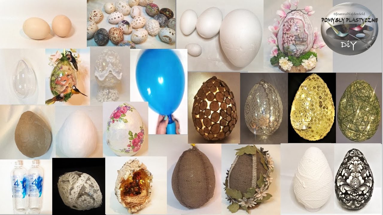 Kilka porad z czego i jak robić wielkanocne jajka​ - Pomysły Plastyczne - DiY