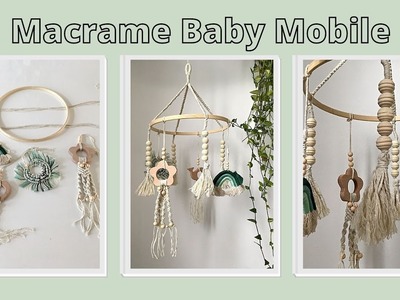 Macrame Baby Mobile: A Beautiful and Stylish Nursery Decor Piece