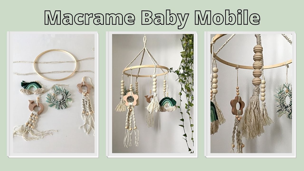 Macrame Baby Mobile: A Beautiful and Stylish Nursery Decor Piece