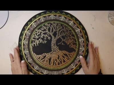 Make A Tree of Life Mandala Dot Art With These Easy Steps