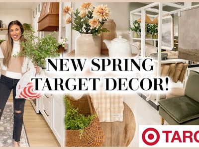 NEW TARGET SPRING SHOP WITH ME 2023 | spring decor haul & how I styled them in my home!