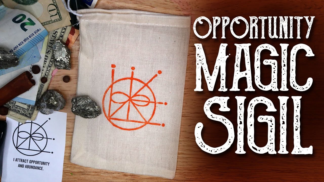 Sigil Magic Spell Bag to Attract Opportunity & Abundance - How to make a spell bag, Magical Crafting