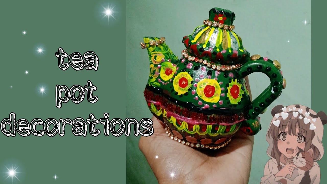 Toy teapot decorations. tea pot easy decorations. creative ideas for decorate. toy decorations ✨✨
