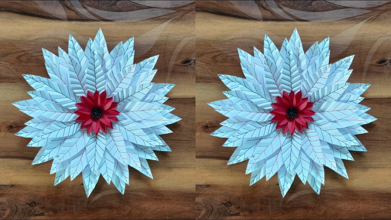 Unique Wall Hanging Craft. Paper Craft For Home Decoration. Paper Flower Wall Hanging. DIY.